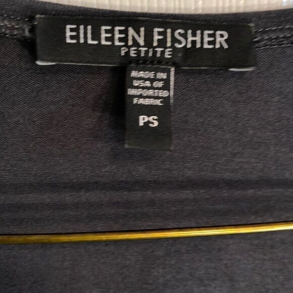 Eileen Fisher grey petite small tunic - Picture 3 of 4